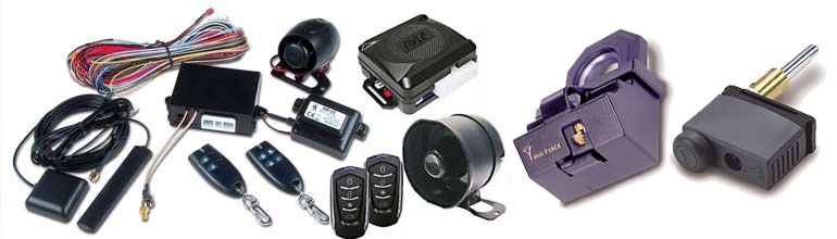High Security Car Alarm Systems & Gear Locks